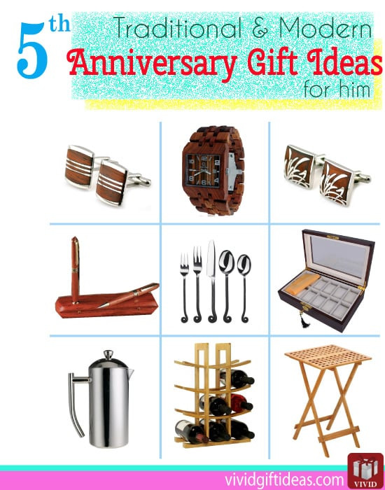 Best ideas about 5Th Anniversary Gift Ideas For Him
. Save or Pin 5th Wedding Anniversary Gift Ideas For Him Vivid s Gift Now.