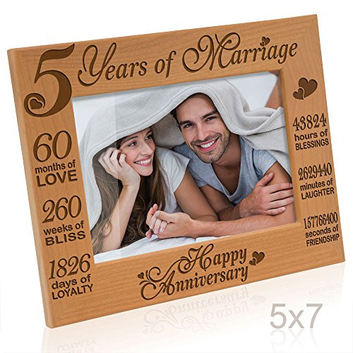 Best ideas about 5Th Anniversary Gift Ideas For Him
. Save or Pin 5th Year Anniversary Gifts for Her Amazon Now.