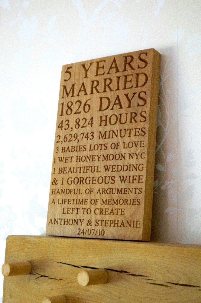 Best ideas about 5Th Anniversary Gift Ideas
. Save or Pin 5th Wedding Anniversary Gift Ideas for Him Now.