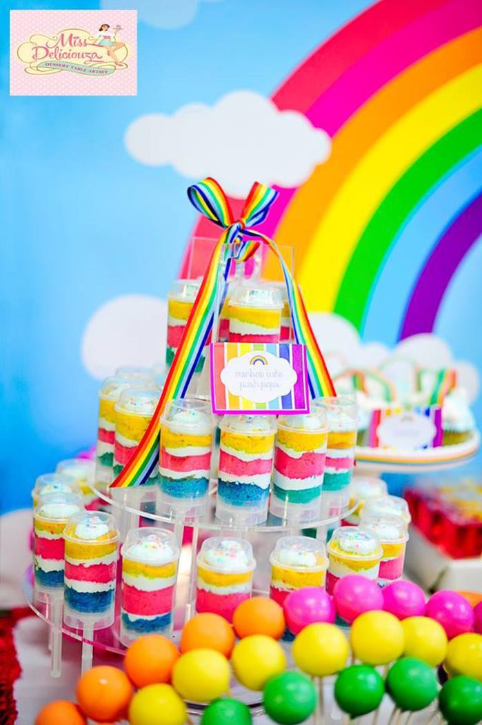 Best ideas about 5th Birthday Party Ideas Girl
. Save or Pin Kara s Party Ideas Girly Rainbow Birthday Party Planning Now.