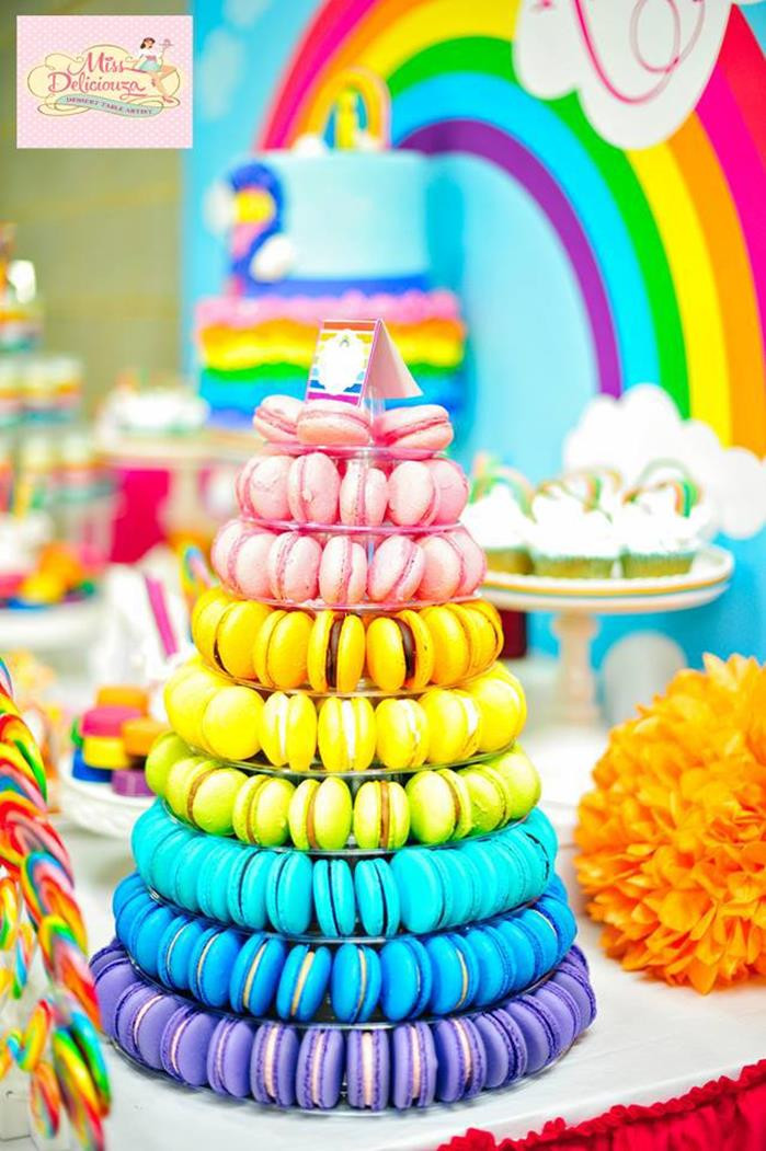 Best ideas about 5th Birthday Party Ideas Girl
. Save or Pin Kara s Party Ideas Girly Rainbow 5th Birthday Party with Now.