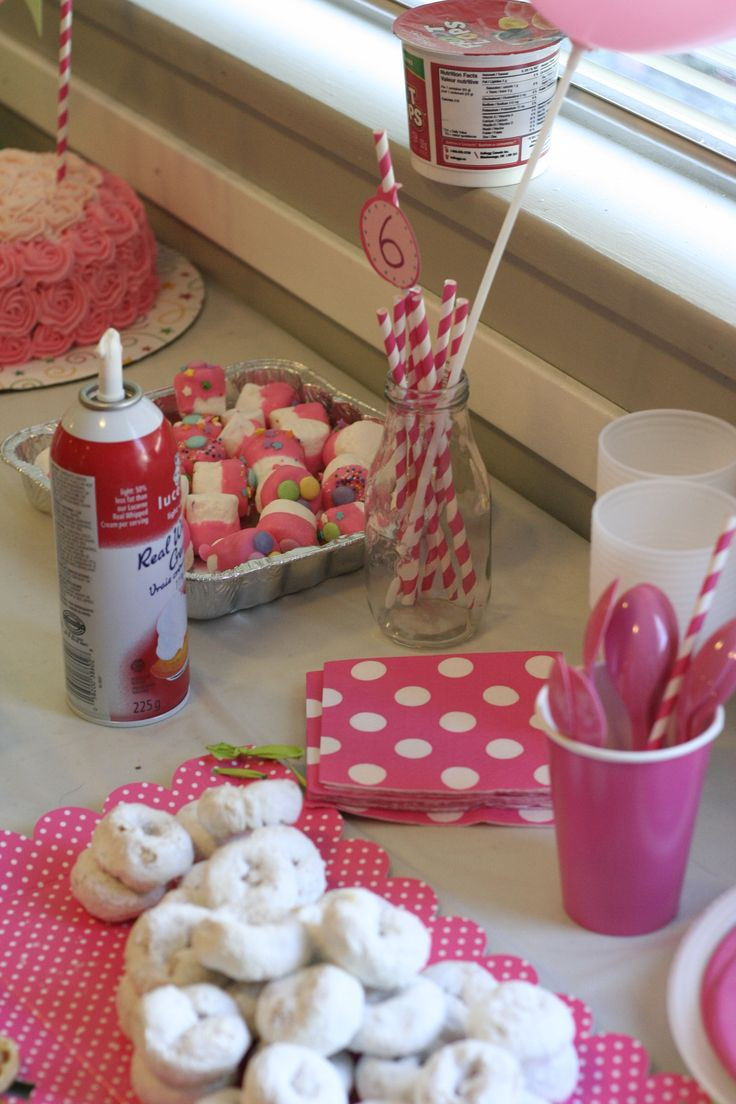 Best ideas about 6 Year Old Birthday Party
. Save or Pin Little details 6 year old Daytime Slumber party themed Now.