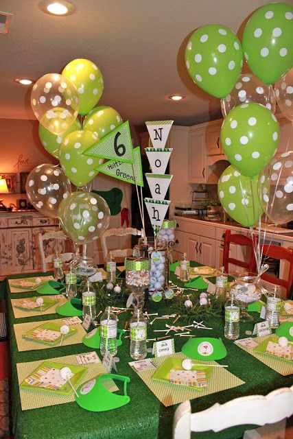 Best ideas about 6 Year Old Birthday Party
. Save or Pin Golf Party for a six year old Party Stuff Now.