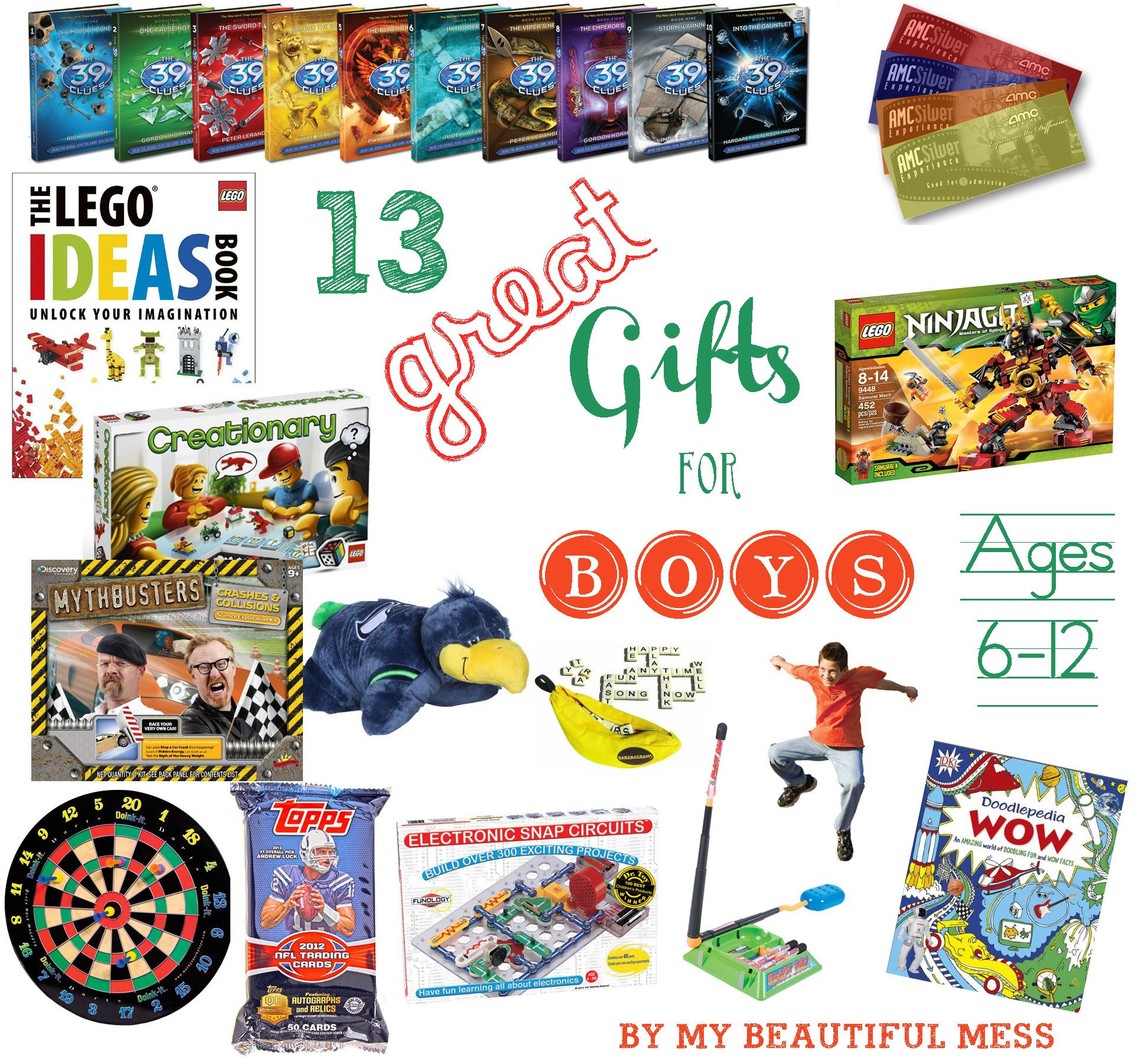 Best ideas about 6 Year Old Boy Christmas Gift Ideas
. Save or Pin 13 Great Gift Ideas for Grade School Aged Boys ages 6 12 Now.