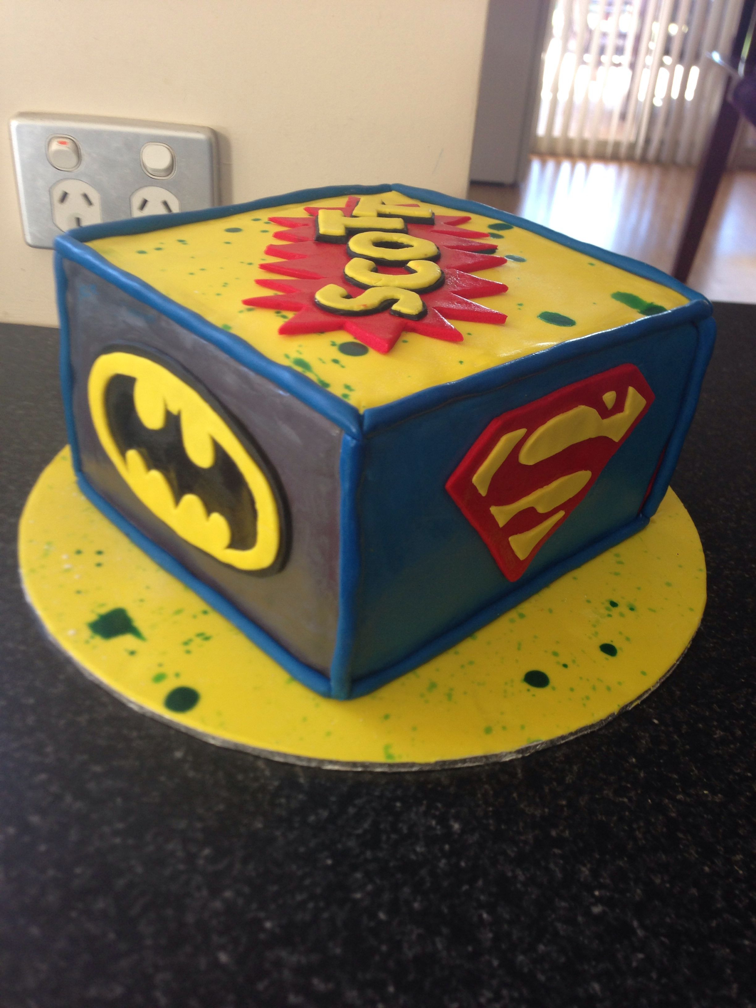 Best ideas about 6 Year Old Boys Birthday Party Ideas
. Save or Pin Super hero cake for 6 year old boy My cakes Now.