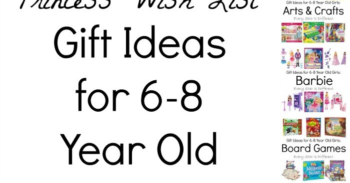 Best ideas about 6 Year Old Gift Ideas
. Save or Pin Gift Ideas for 6 8 Year Old Girls Every Star Is Different Now.