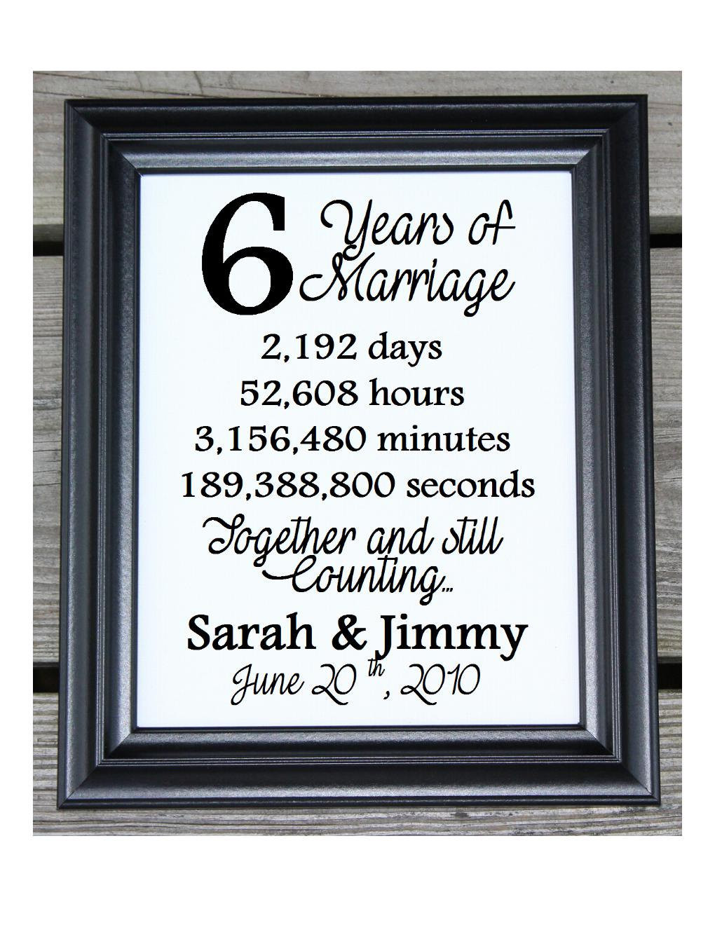 Best ideas about 6 Year Wedding Anniversary Gift Ideas
. Save or Pin 6th Wedding Anniversary Cotton Print 6th Wedding Gift 6 Now.