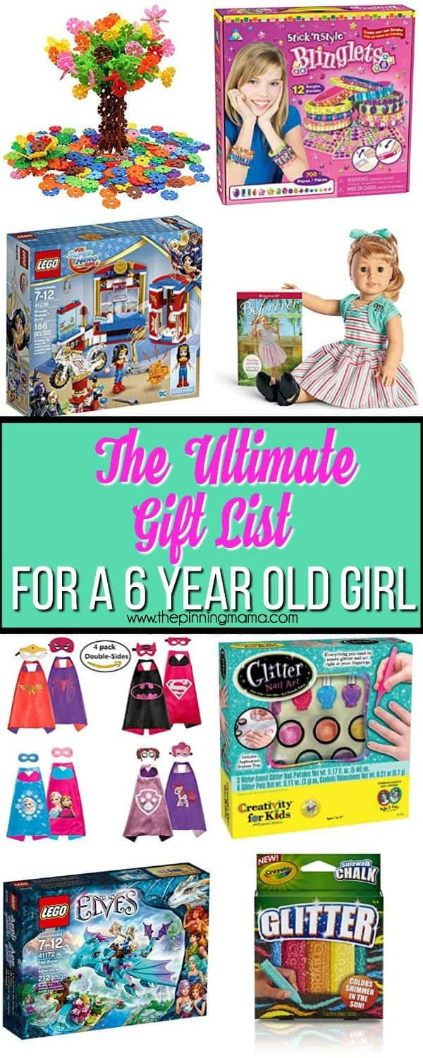 Best ideas about 6 Yr Old Girl Gift Ideas
. Save or Pin The Ultimate Gift List for a 6 year old Girl • The Pinning Now.