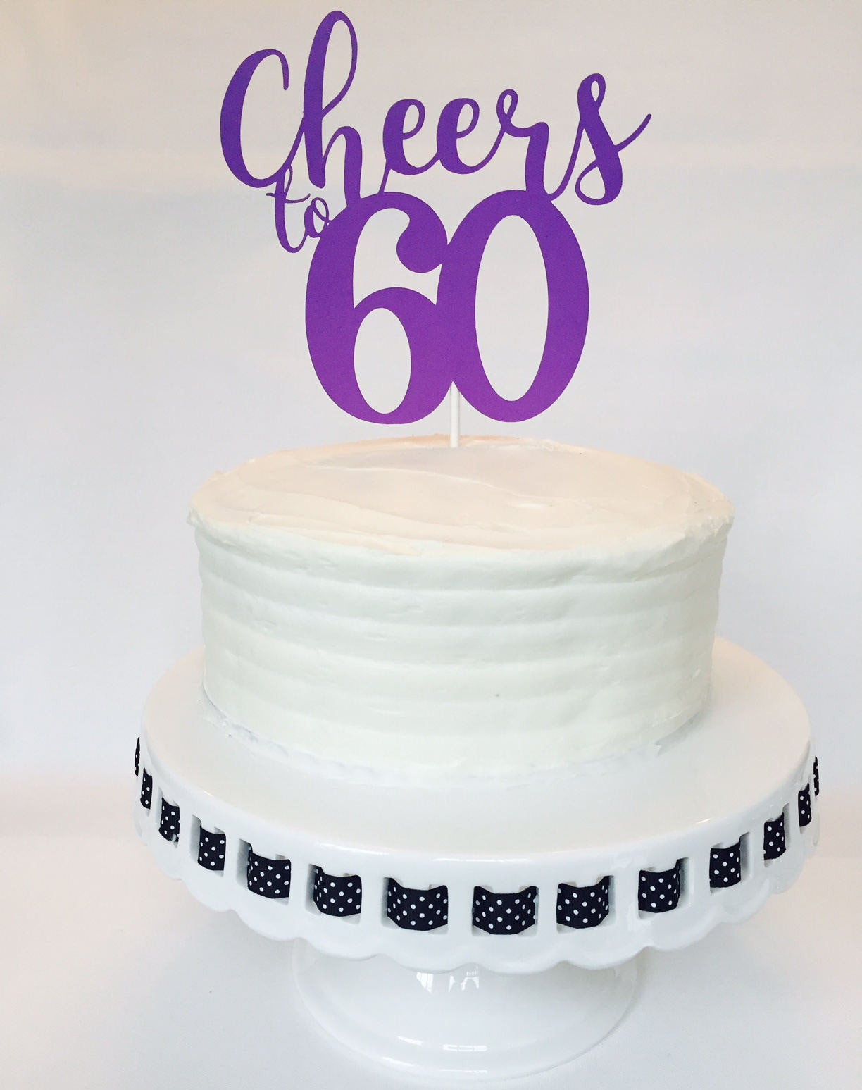 Best ideas about 60 Birthday Cake
. Save or Pin 60th Birthday Cake Topper Cheers to 60 Birthday Cake Now.