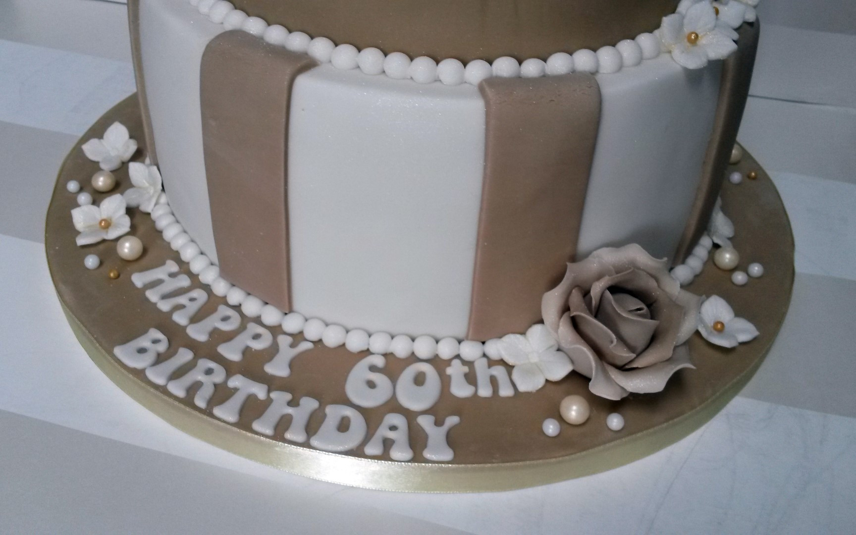 Best ideas about 60 Birthday Cake
. Save or Pin Vintage Style 60th Birthday Cake Bakealous Now.