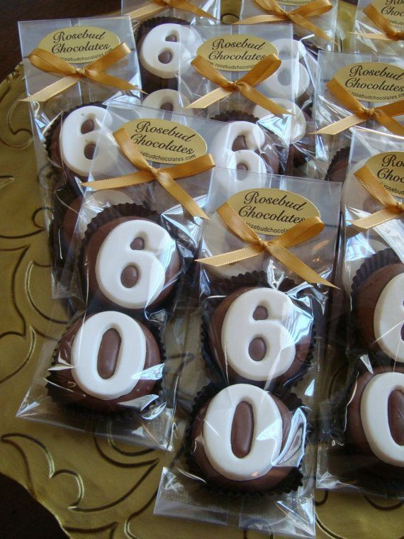 Best ideas about 60 Birthday Decorations
. Save or Pin 8 Pairs 60 Chocolate Covered Oreo Cookie Candy Party Now.