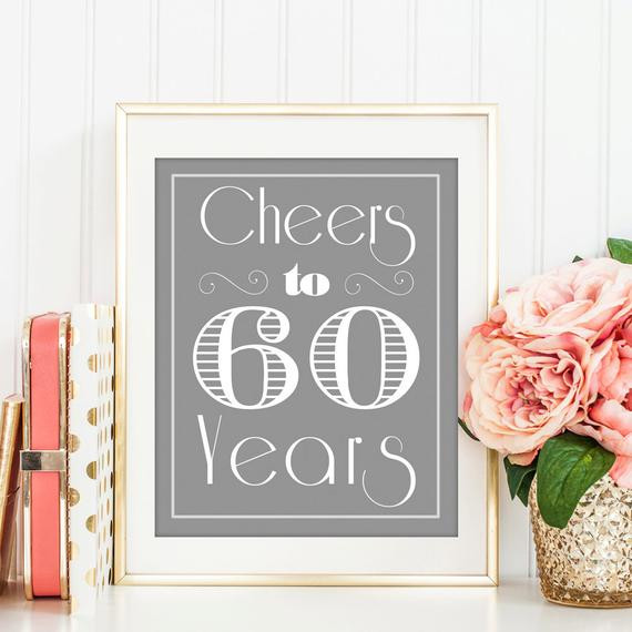 Best ideas about 60 Birthday Decorations
. Save or Pin Cheers to 60 Years 60th 60th Birthday 60th Birthday Party Now.