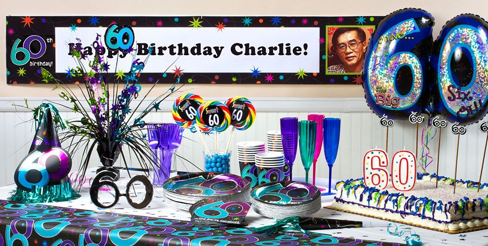 Best ideas about 60 Birthday Decorations
. Save or Pin The Party Continues 60th Birthday Party Supplies Party City Now.