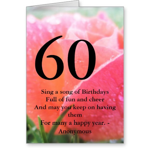 Best ideas about 60 Birthday Quote
. Save or Pin For 60th Birthday Quotes Greetings QuotesGram Now.