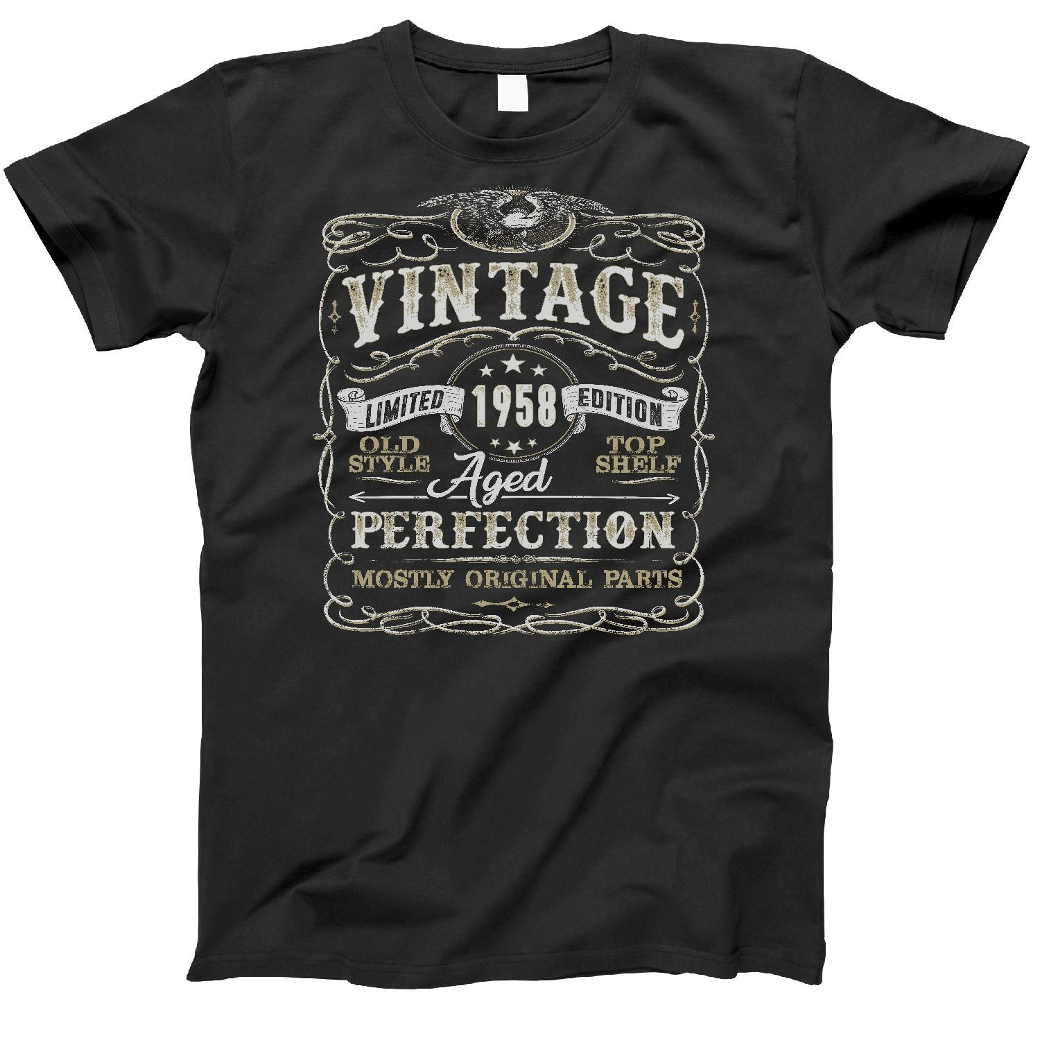Best ideas about 60 Yr Old Birthday Gifts
. Save or Pin 60th Birthday Gift Shirt Vintage 1958 Funny Now.