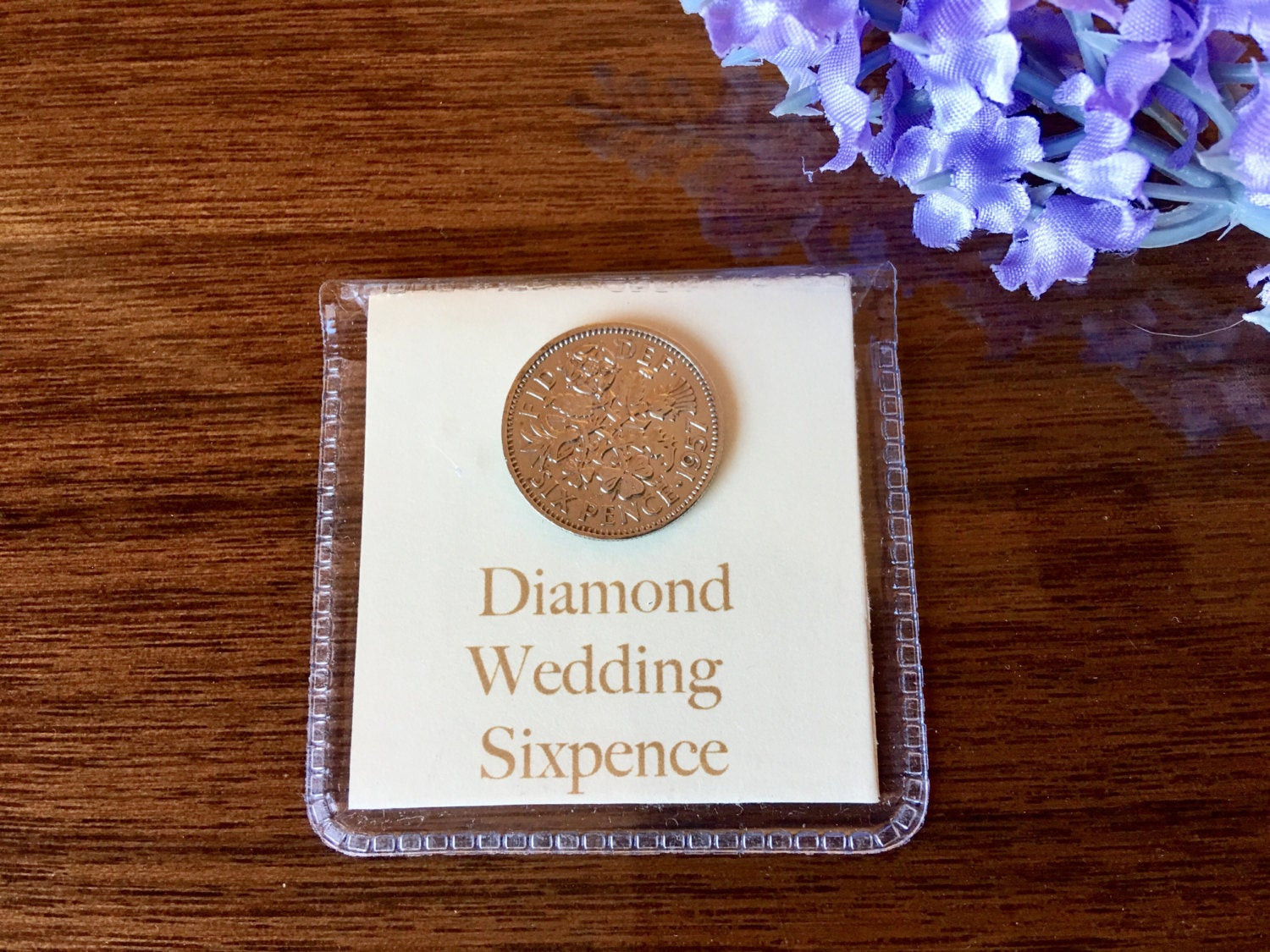 Best ideas about 60Th Anniversary Gift Ideas
. Save or Pin diamond wedding sixpence 60th wedding anniversary t for Now.