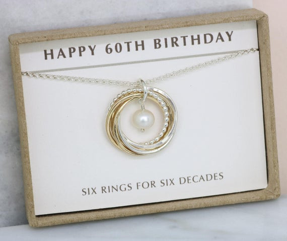 Best ideas about 60Th Anniversary Gift Ideas
. Save or Pin 60th birthday t pearl necklace 6 year anniversary t Now.