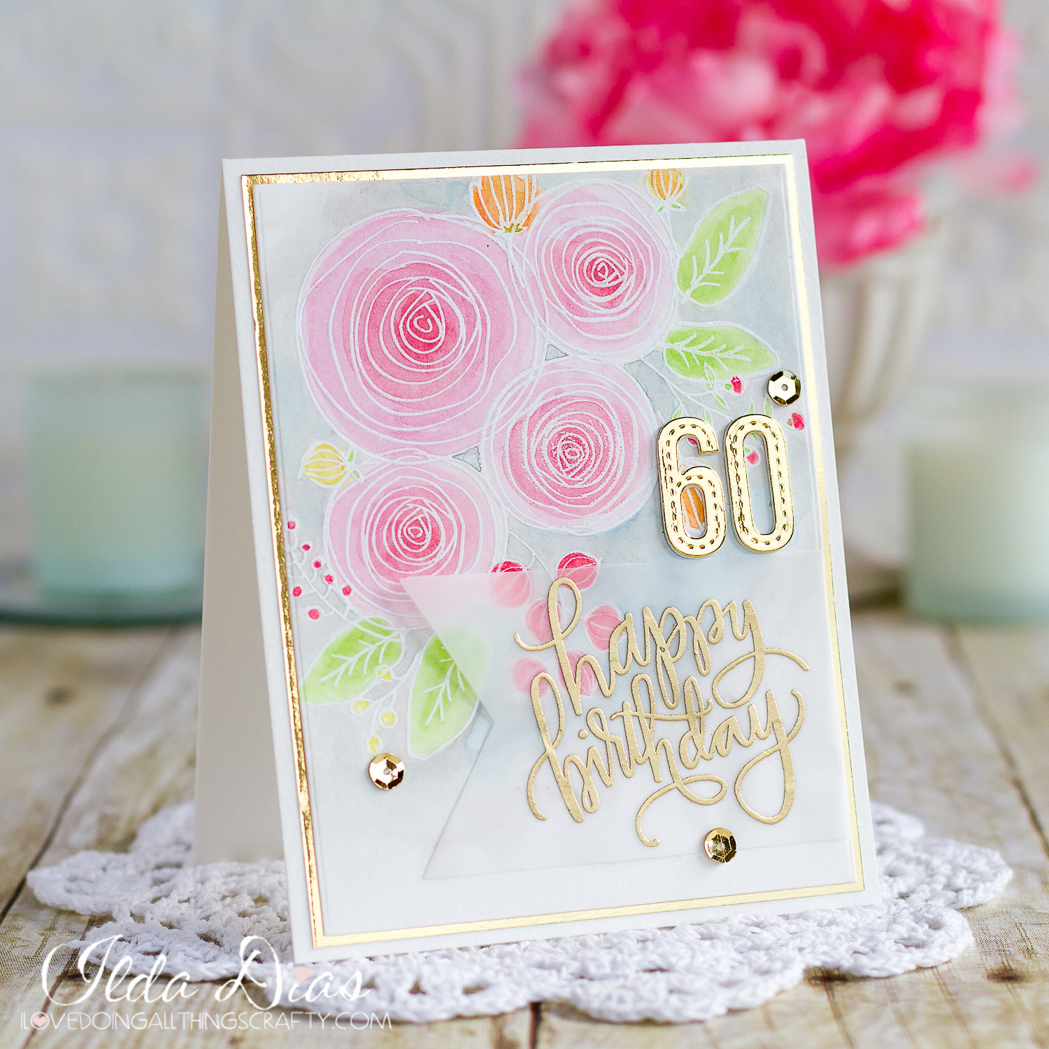 Best ideas about 60th Birthday Card
. Save or Pin I Love Doing All Things Crafty Mom s 60th Birthday Card Now.