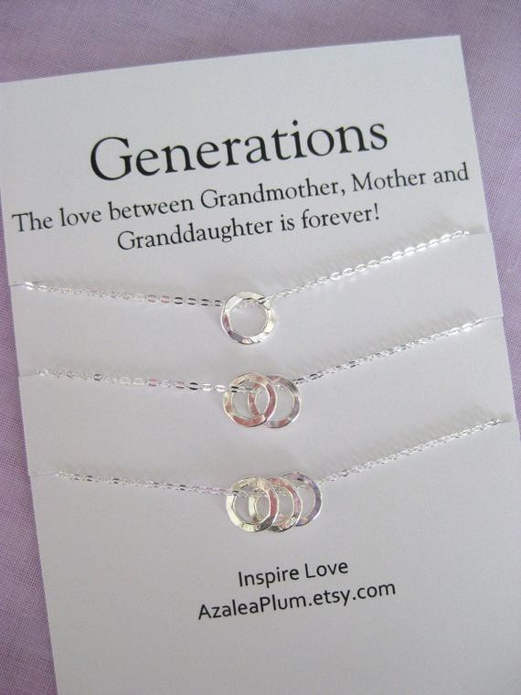 Best ideas about 60Th Birthday Gift Ideas For Mom
. Save or Pin 60th Birthday Gift ideas for Women Generations Necklace Now.