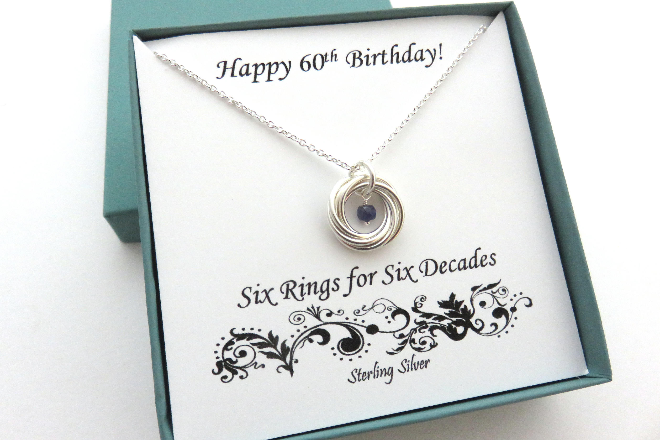 Best ideas about 60th Birthday Gifts
. Save or Pin 60th Birthday Gift Birthstone Necklace 60th Birthday Now.