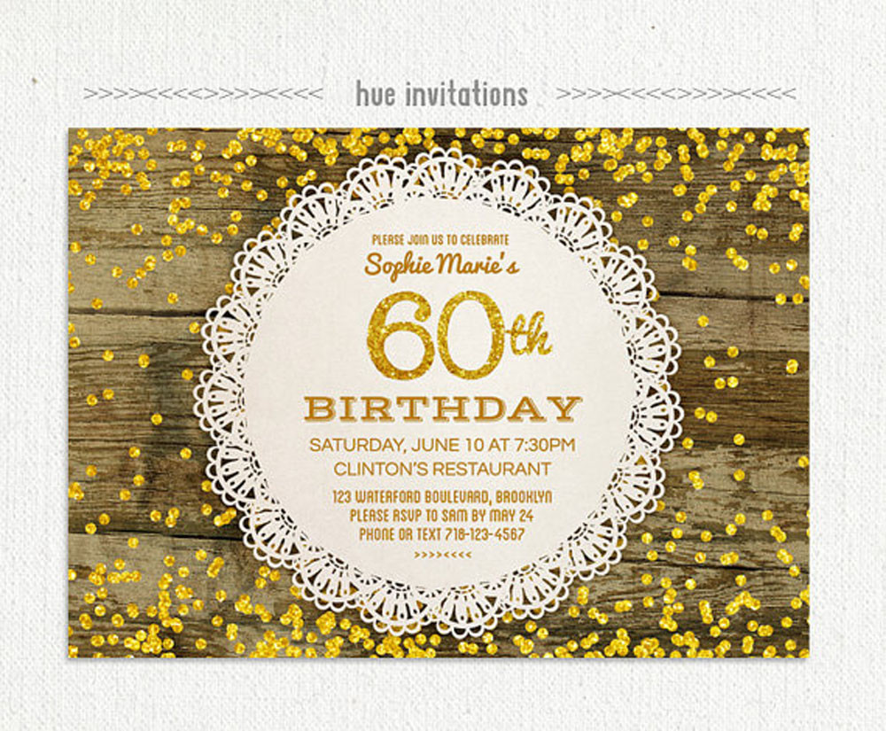 Best ideas about 60th Birthday Party Invitations
. Save or Pin 20 Ideas 60th birthday party invitations Card Templates Now.