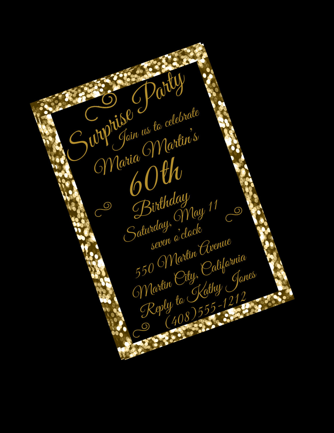 Best ideas about 60th Birthday Party Invitations
. Save or Pin 60th Birthday Invitation 60th Birthday Party 60th Surprise Now.