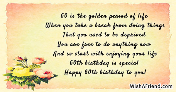 Best ideas about 60th Birthday Quotes
. Save or Pin 60th Birthday Quotes Now.