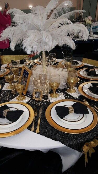 Best ideas about 60th Birthday Table Decorations
. Save or Pin Love this for a Black and Gold themed tables for a 60th Now.