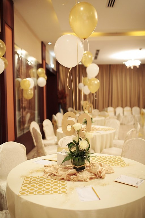 Best ideas about 60th Birthday Table Decorations
. Save or Pin 12 best 60th birthday party golden theme images on Now.