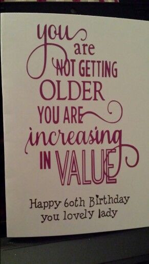 Best ideas about 60th Birthday Wishes For Friend
. Save or Pin Birthday card for a friends mam who was 60 Nice verse Now.