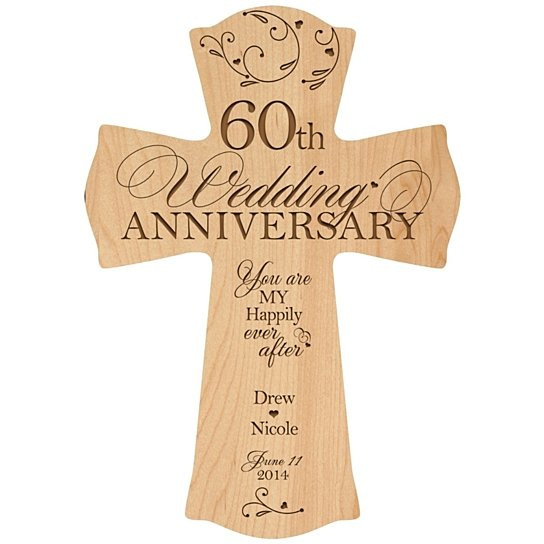 Best ideas about 60Th Wedding Anniversary Gift Ideas For Grandparents
. Save or Pin Buy Personalized 60th Wedding Anniversary Cross You are Now.