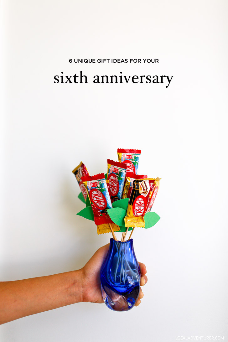 Best ideas about 6Th Anniversary Gift Ideas
. Save or Pin 6 Unique 6th Year Anniversary Gift Ideas Iron Sweets and Now.