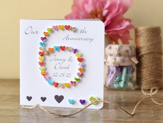 Best ideas about 6Th Wedding Anniversary Gift Ideas
. Save or Pin 6th Wedding Anniversary Card Personalised Custom 6th Now.