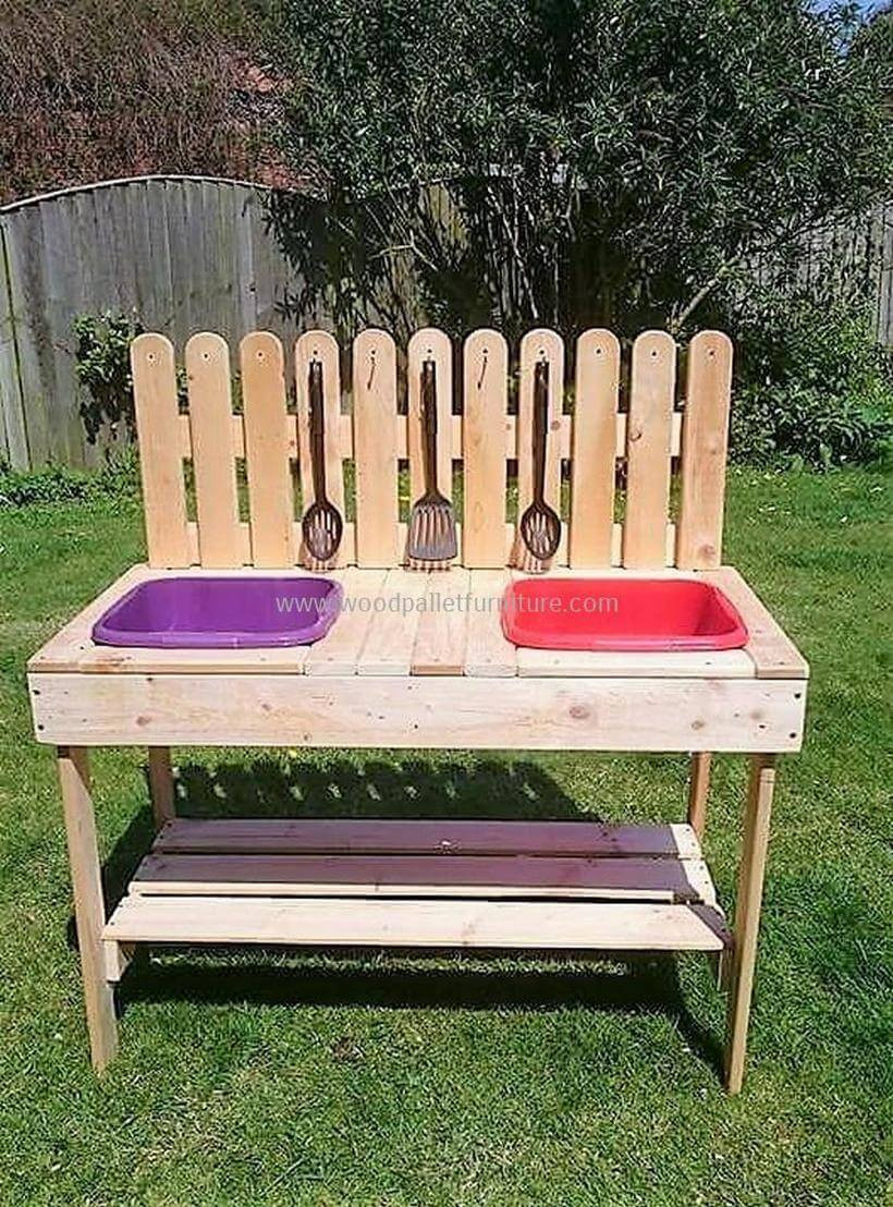 Best ideas about 70 DIY Pallet Ideas
. Save or Pin 70 Inspirational DIY Ideas for Kids Pallet Mud Kitchens Now.