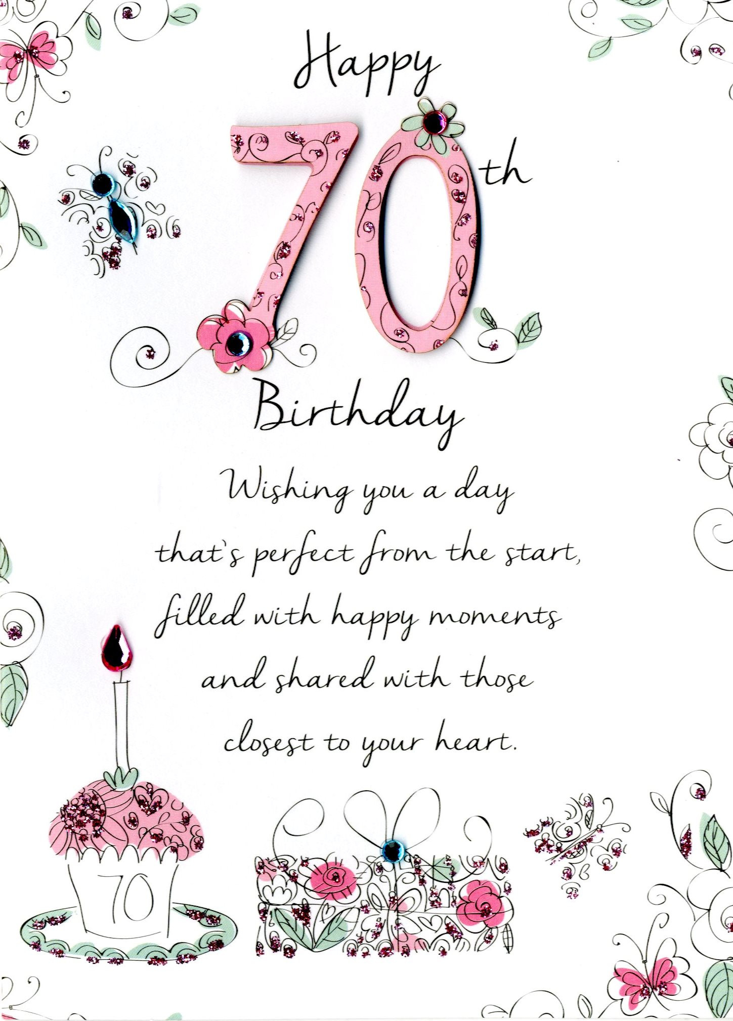Best ideas about 70th Birthday Card
. Save or Pin Female 70th Birthday Greeting Card Second Nature Just To Now.