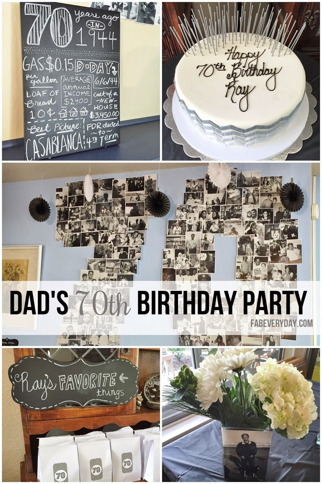 Best ideas about 70th Birthday Celebration Ideas
. Save or Pin Easy 70th birthday party ideas Planning my Dad s Now.