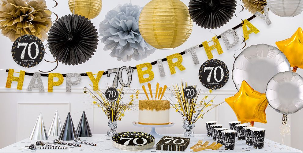 Best ideas about 70th Birthday Celebration Ideas
. Save or Pin Sparkling Celebration 70th Birthday Party Supplies Now.