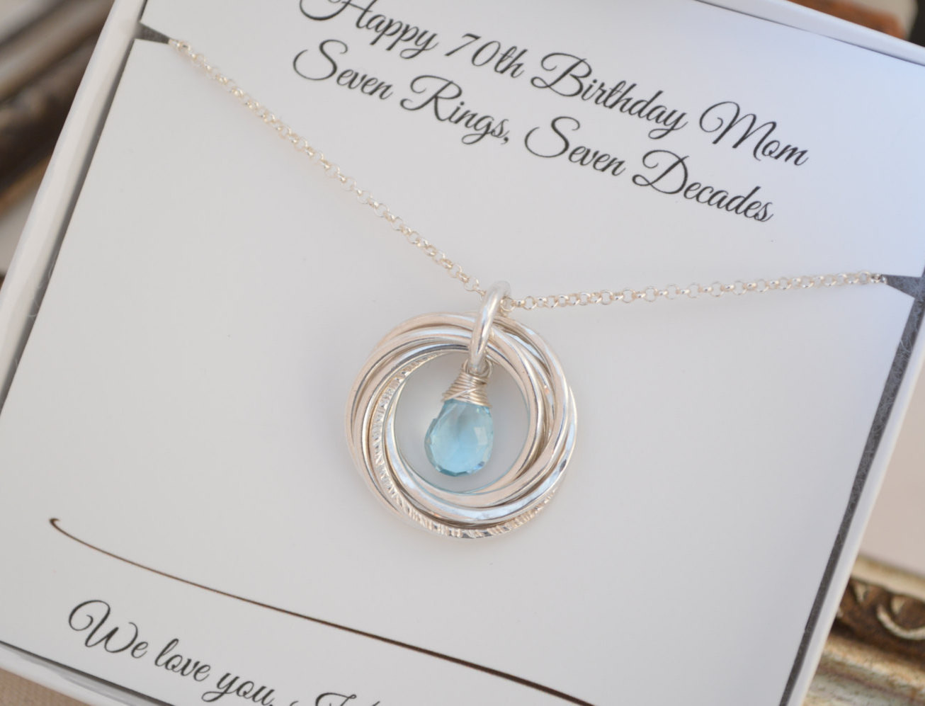Best ideas about 70th Birthday Gifts For Mom
. Save or Pin 70th Birthday t for mom and grandma December birthstone Now.