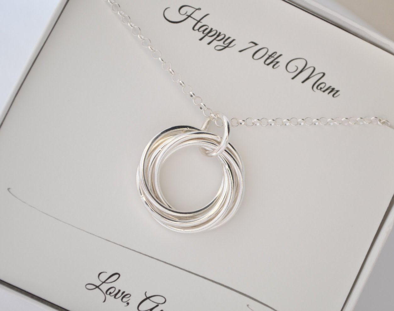 Best ideas about 70th Birthday Gifts For Mom
. Save or Pin 70th Birthday t for mom Jewelry for mom Gift for grandma Now.