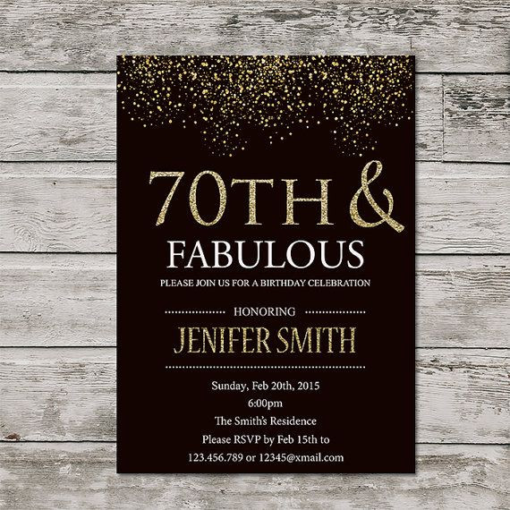 Best ideas about 70th Birthday Invitations
. Save or Pin Best 25 70th birthday invitations ideas only on Pinterest Now.