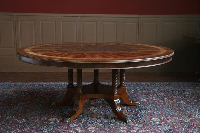 Best ideas about 72 Inch Round Dining Table
. Save or Pin 72" High End Round Mahogany Dining Table with Duncan Phyfe Now.