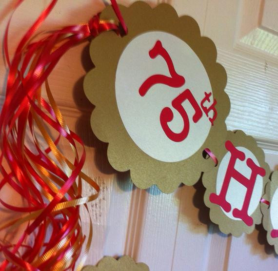 Best ideas about 75 Birthday Decorations
. Save or Pin Items similar to 75th Birthday Decorations Personalization Now.