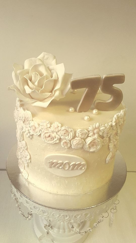 Best ideas about 75th Birthday Cake
. Save or Pin 75th birthday cake cake by Bella s Cakes CakesDecor Now.
