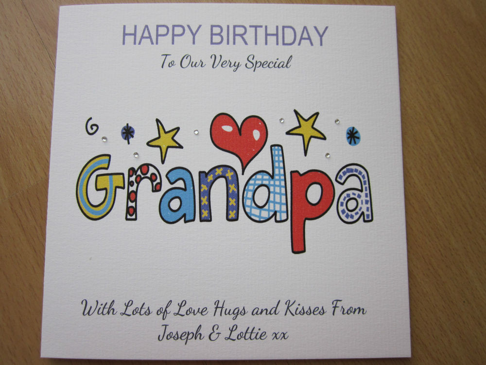 Best ideas about 75Th Birthday Gift Ideas For Grandpa
. Save or Pin Personalised Handmade Birthday Card Grandpa 60th 65th Now.