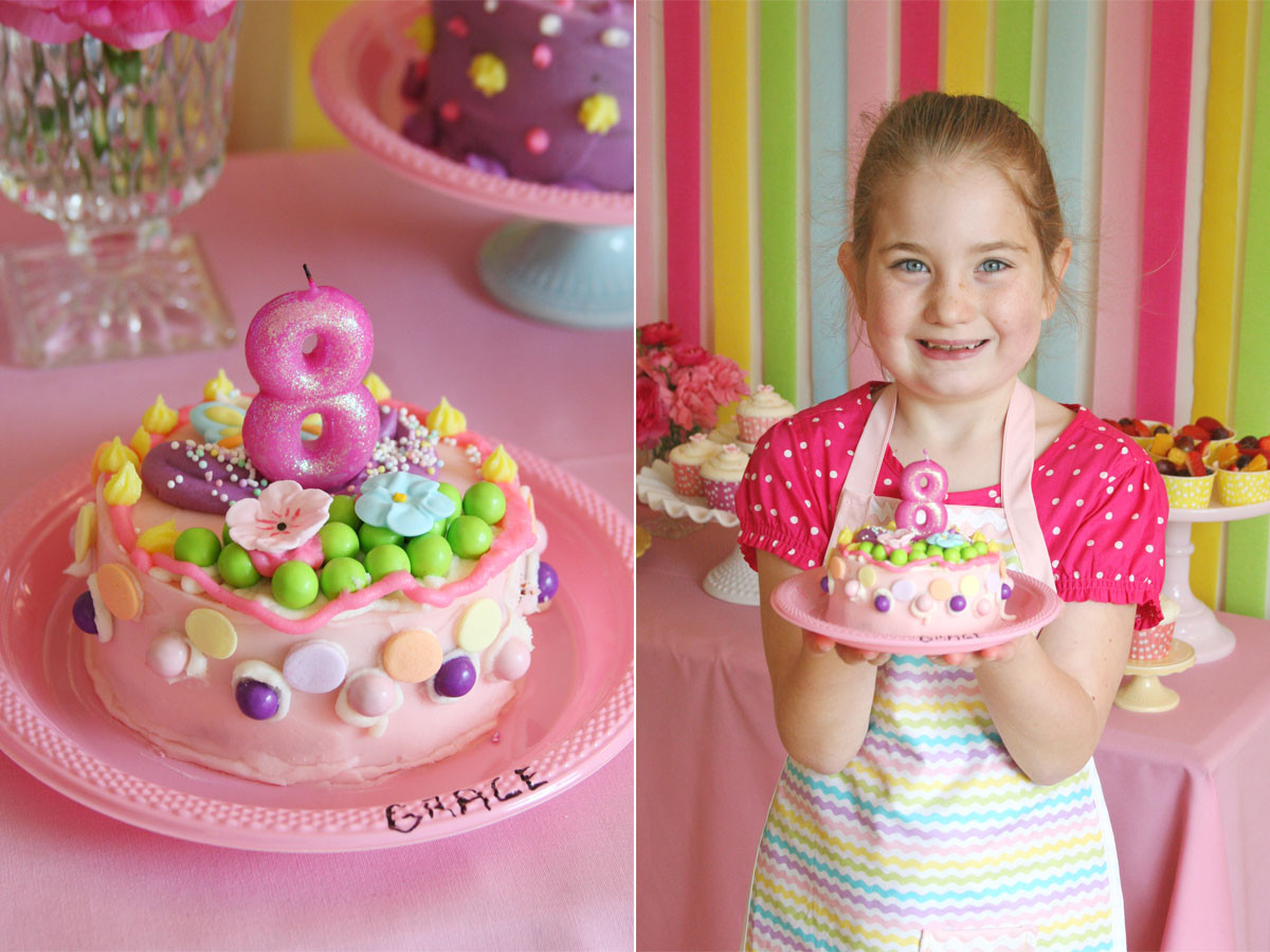 Best ideas about 8 Year Old Birthday Party Ideas
. Save or Pin Grace’s Cake Decorating Party – Glorious Treats Now.