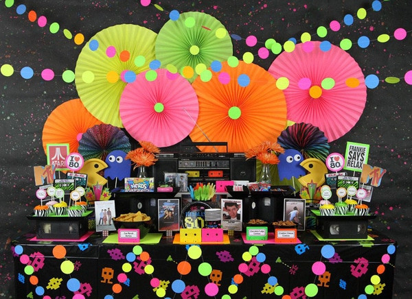 Best ideas about 80 Birthday Decorations
. Save or Pin Totally Epic 80s Theme Party Ideas Pretty My Party Now.