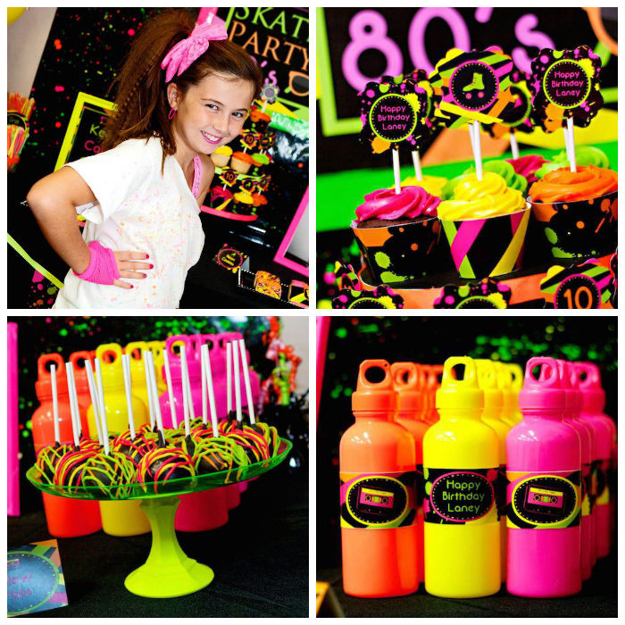 Best ideas about 80s Birthday Party
. Save or Pin Kara s Party Ideas Neon 80 s Skate Themed Birthday Party Now.