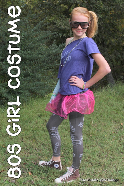 Best ideas about 80S Costume DIY
. Save or Pin 80s Girl Halloween Costume from the Dollar store The Now.