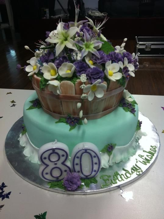 Best ideas about 80th Birthday Cake Ideas
. Save or Pin My Nan s 80th birthday cake My Mums Cakes Now.