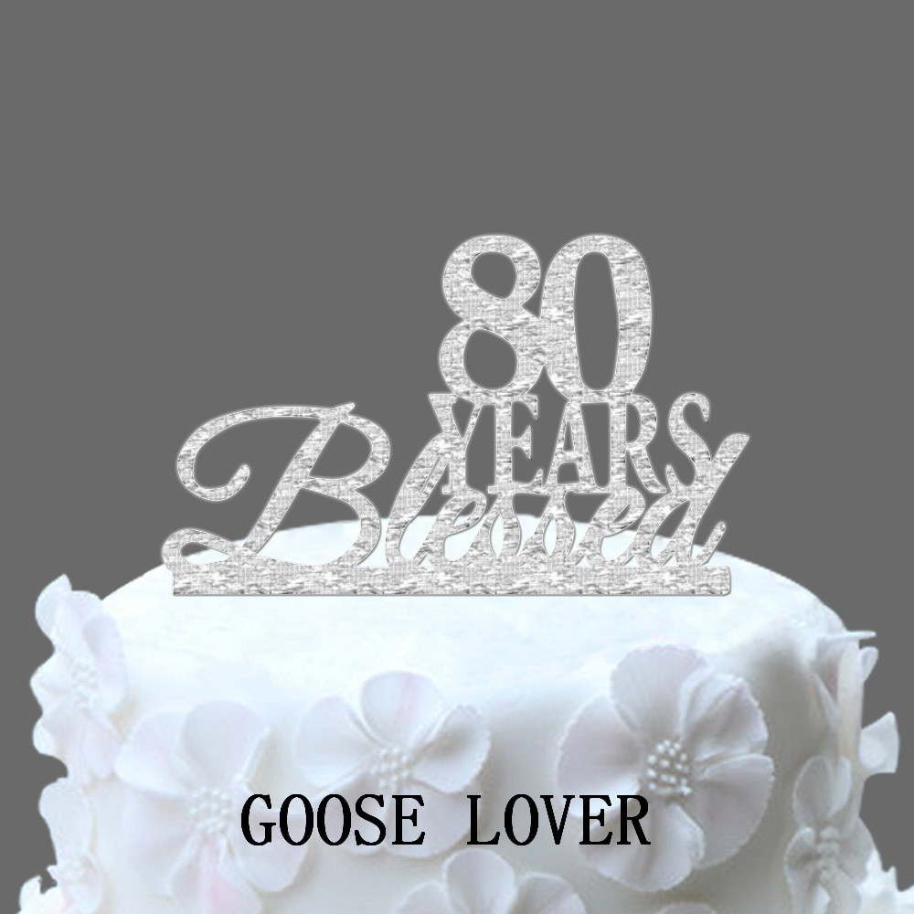 Best ideas about 80th Birthday Cake Toppers
. Save or Pin Popular 80 Cake Topper Buy Cheap 80 Cake Topper lots from Now.